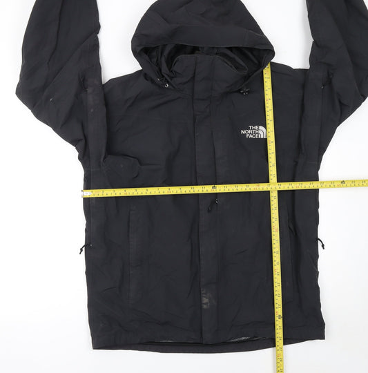 The North Face Men's Black Waterproof Hooded Rain Jacket Size S