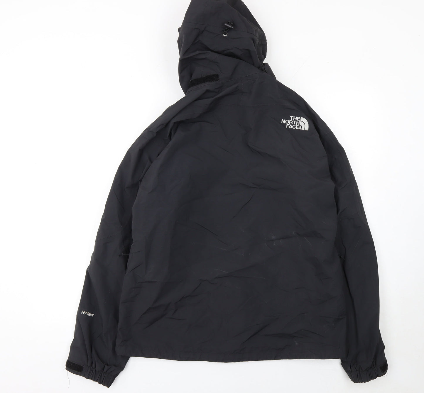 The North Face Men's Black Waterproof Hooded Rain Jacket Size S