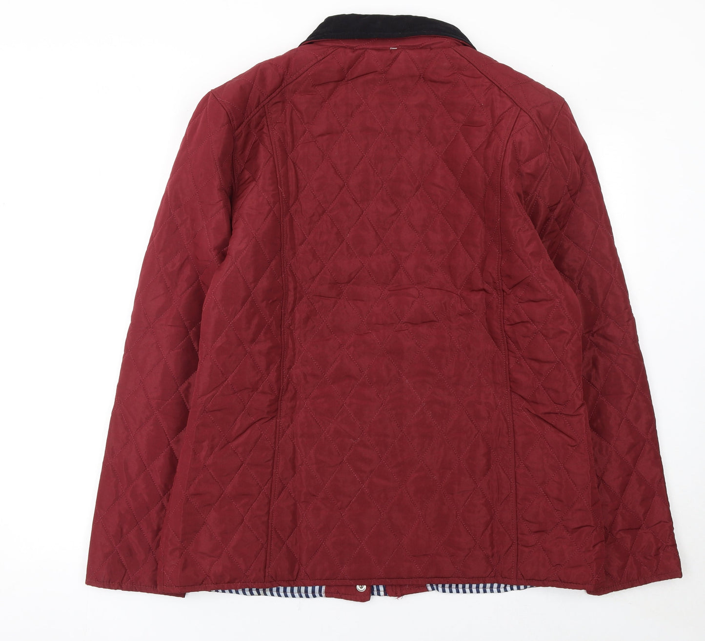 Urban Diva Women's Red Quilted Mid-Length Jacket XL