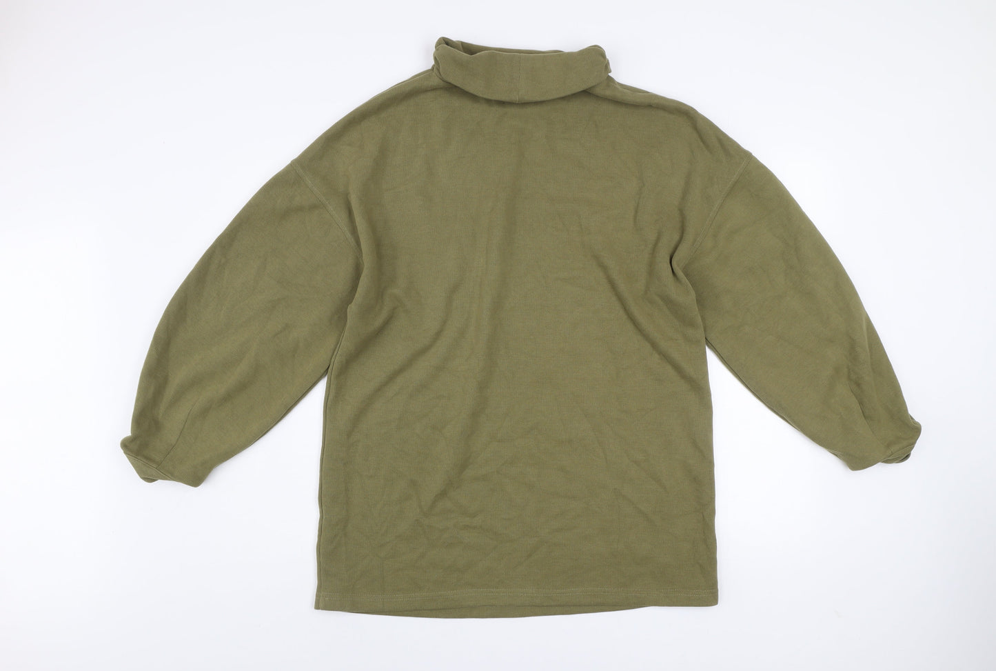 ASOS DESIGN Women’s Green Roll Neck Long Sleeve Pullover Jumper Size 12