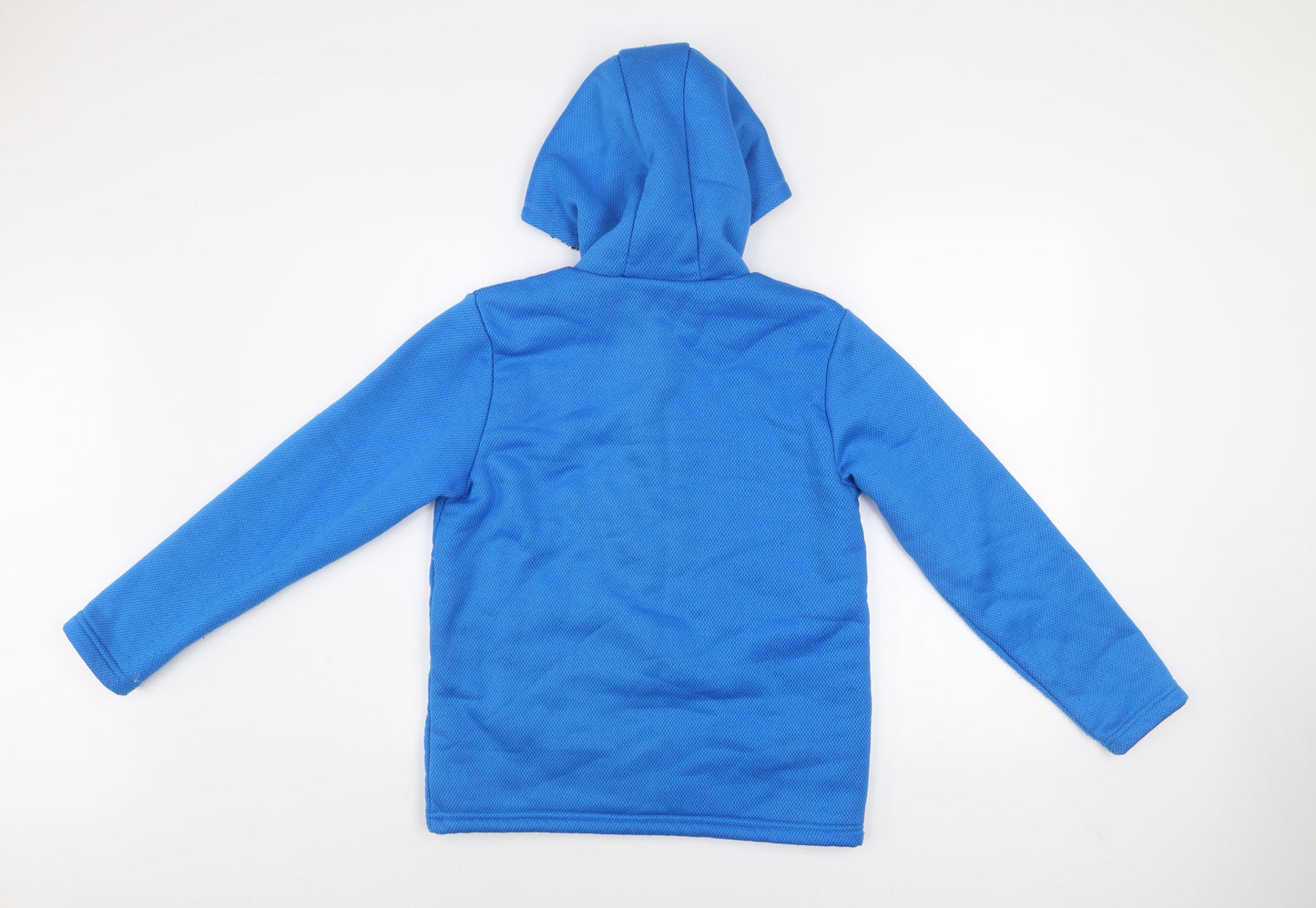 Mountain Warehouse Boys Blue Fleece Hooded Full Zip Jacket Age 13 Years