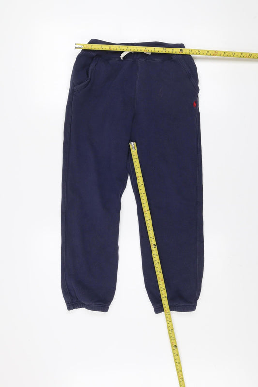 Ralph Lauren Teens Blue Jogger Sweatpants Size 10-12 Cotton Blend
