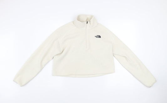 The North Face Womens Ivory Fleece Pullover Sweatshirt M