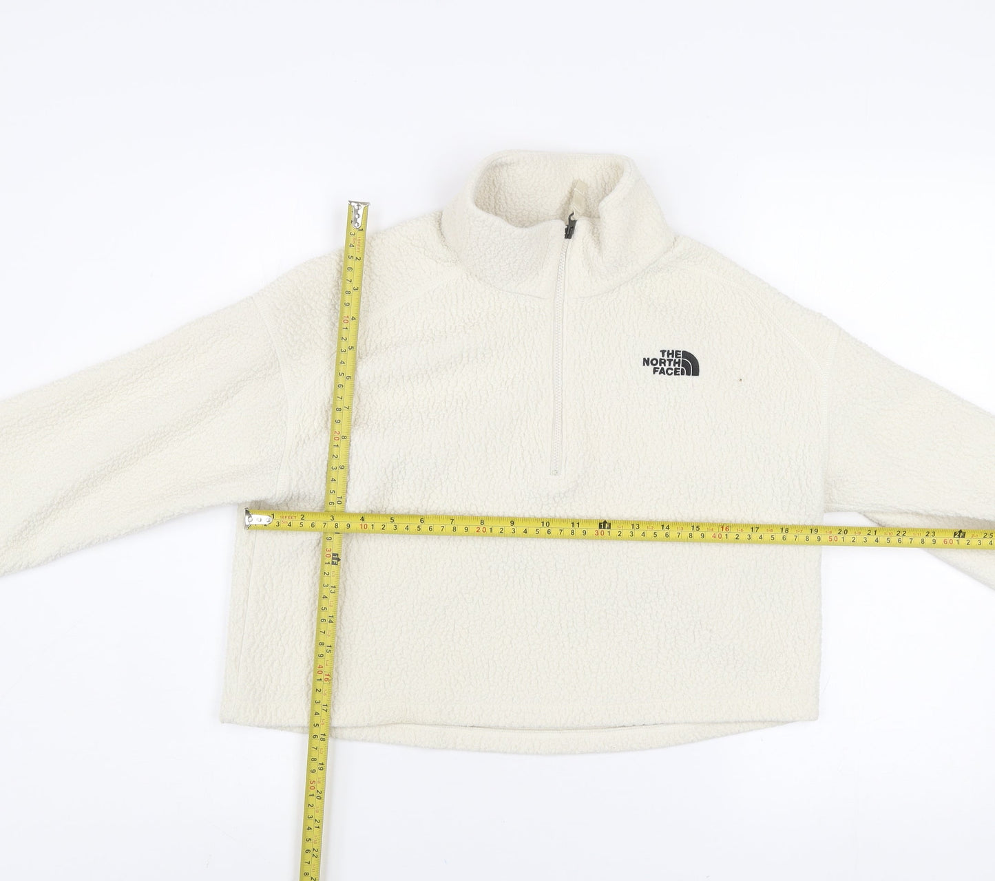 The North Face Womens Ivory Fleece Pullover Sweatshirt M