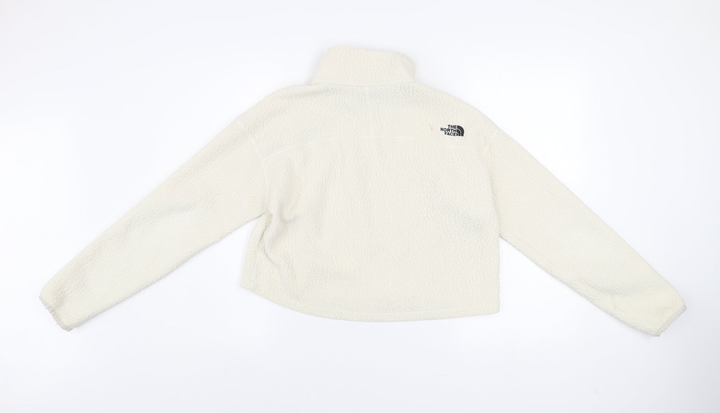 The North Face Womens Ivory Fleece Pullover Sweatshirt M