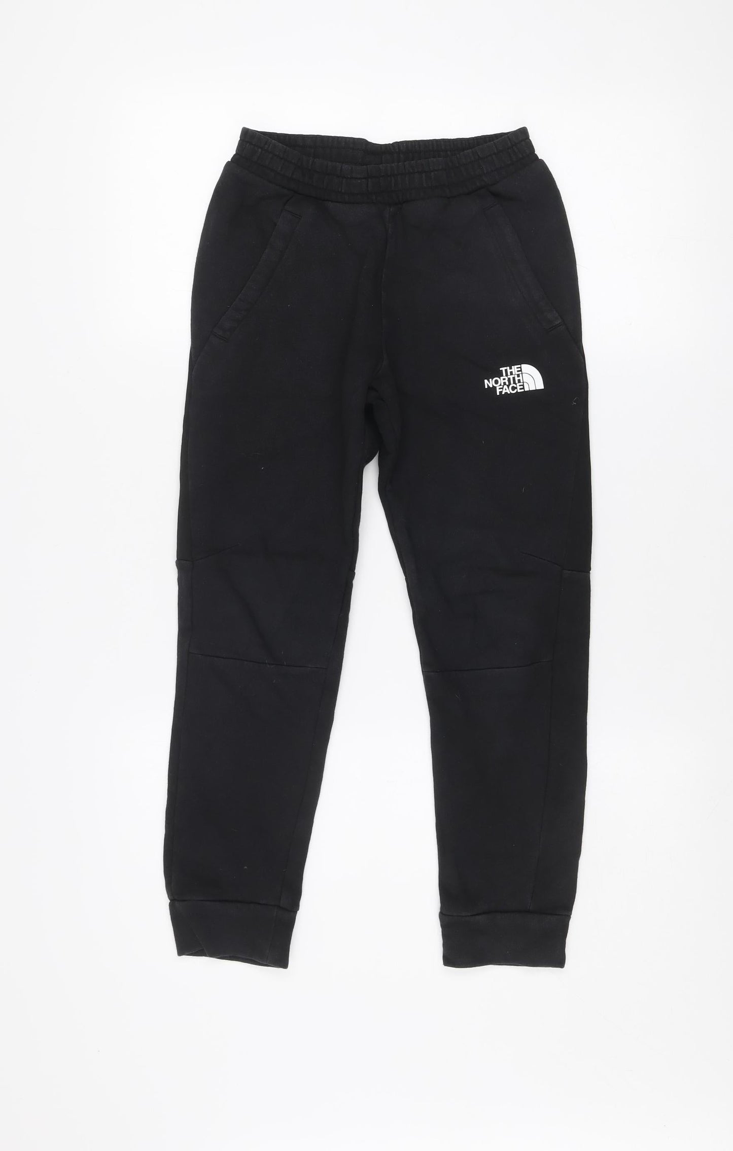 The North Face Boys Black Jogger Sweatpants M Regular Fit Fleece Trousers