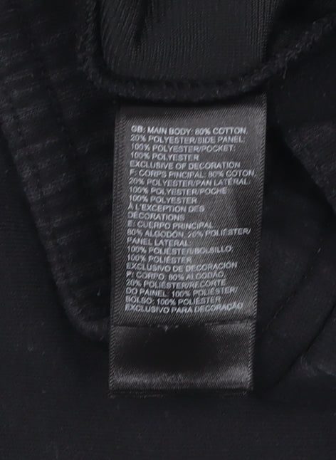 The North Face Boys Black Jogger Sweatpants M Regular Fit Fleece Trousers