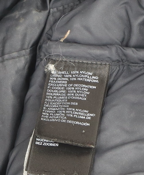 The North Face Men's Black M Puffer Jacket Hooded Down Coat