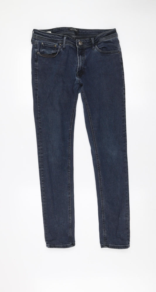 Jack & Jones Men's Blue Skinny Fit Jeans Size 32x30 Denim