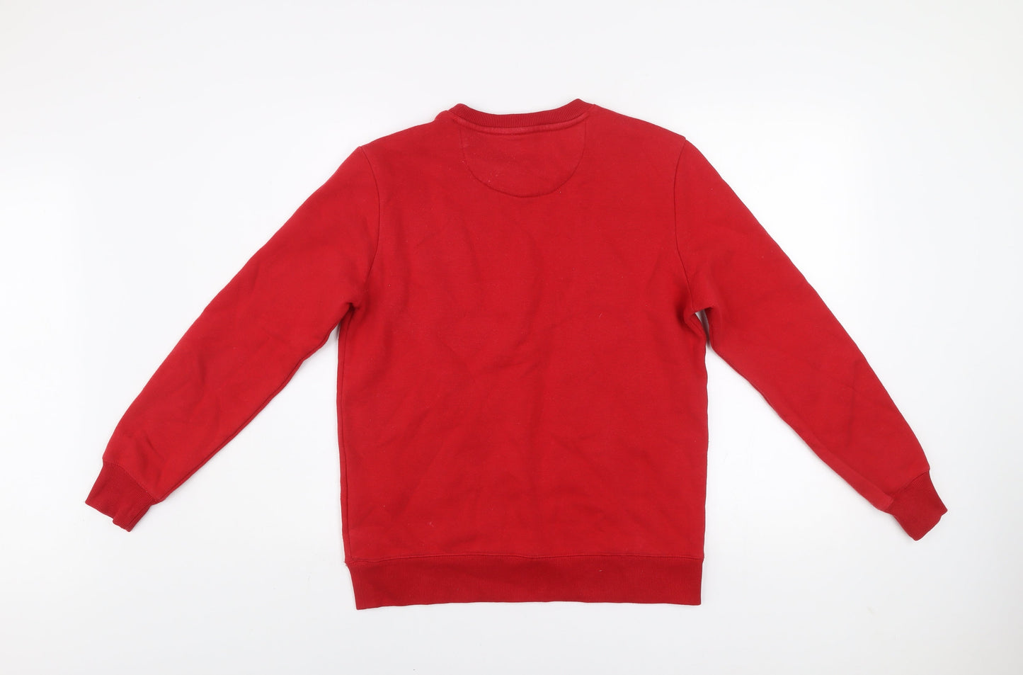 Mens UK XS Regular Calvin Klein Red Pullover Sweatshirt