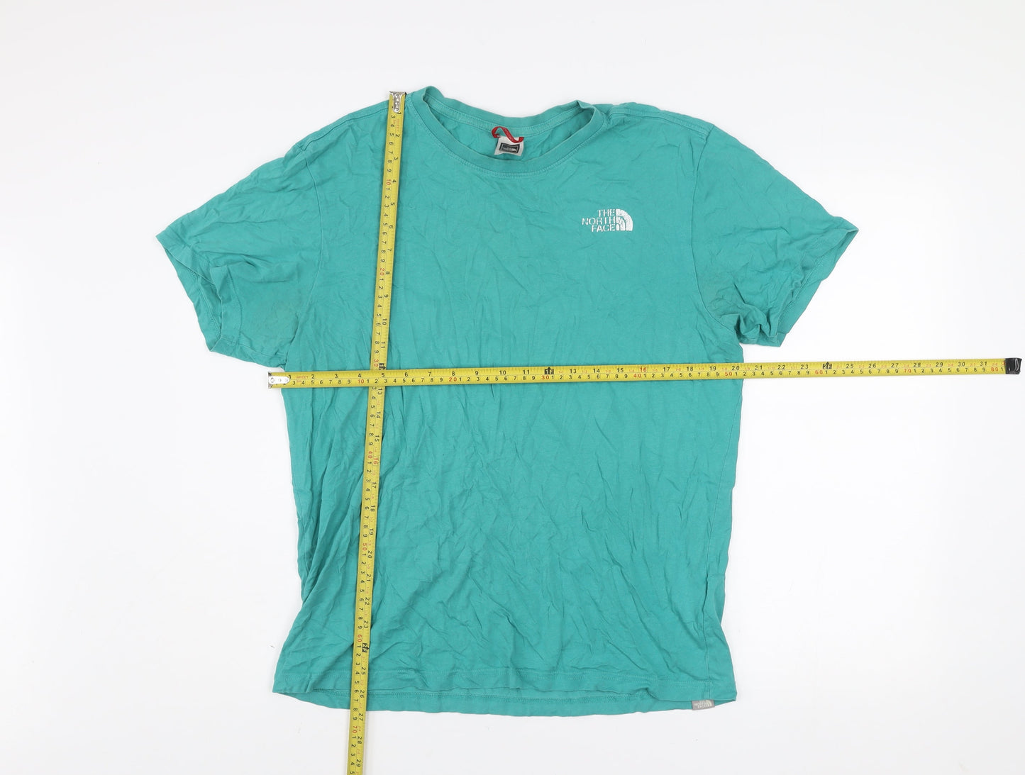 The North Face Men's Green Cotton Graphic Logo T-Shirt Size L