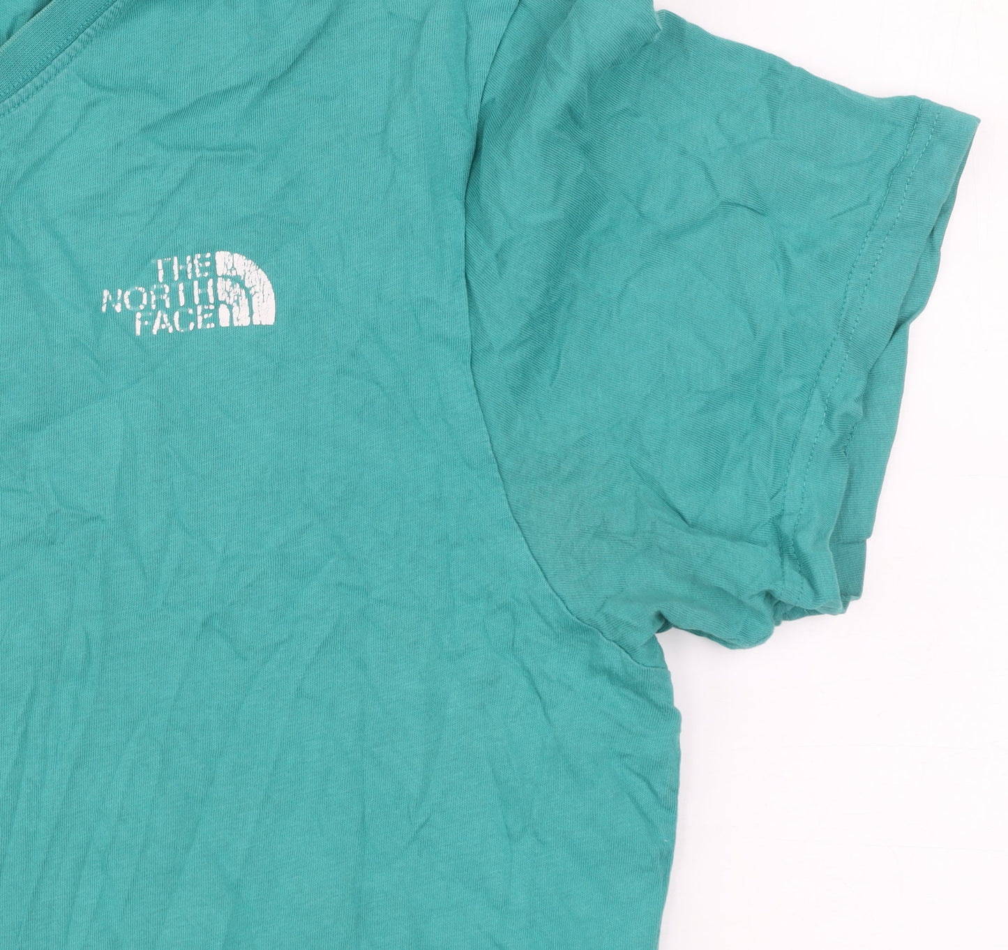 The North Face Men's Green Cotton Graphic Logo T-Shirt Size L