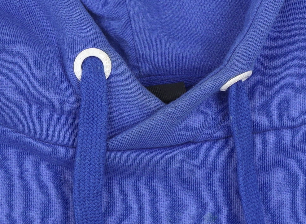 Womens UK XS Regular Diesel Blue Pullover Hoodie