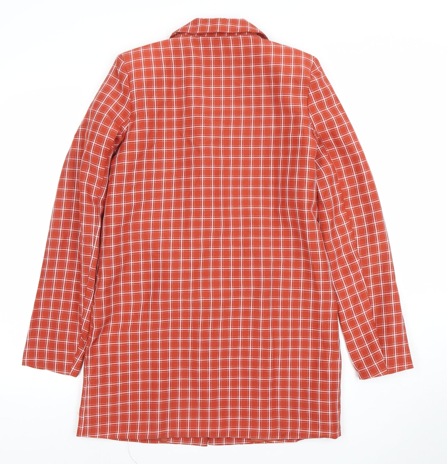 Heartbreak Women's Red Check Blazer UK 8 Single Breasted