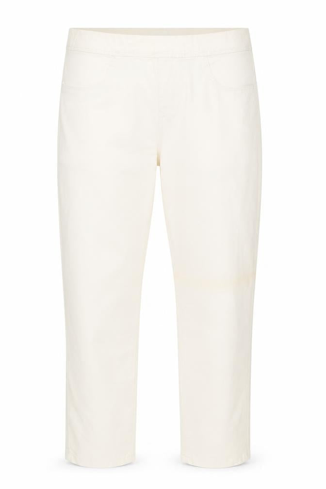 Southern Cotton Womens Ivory Straight Stretch Jeans Size M