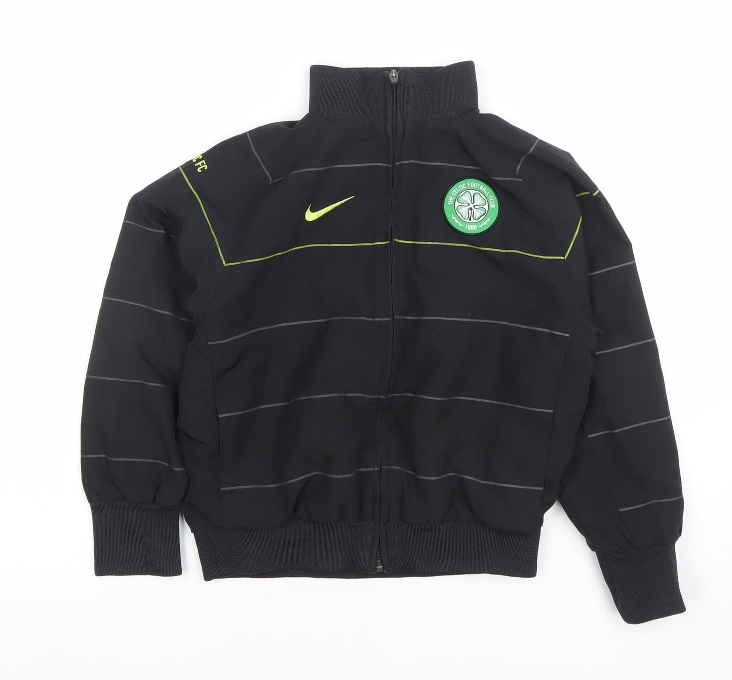 Nike Boys Black Celtic FC Track Jacket XS Full Zip Sportswear