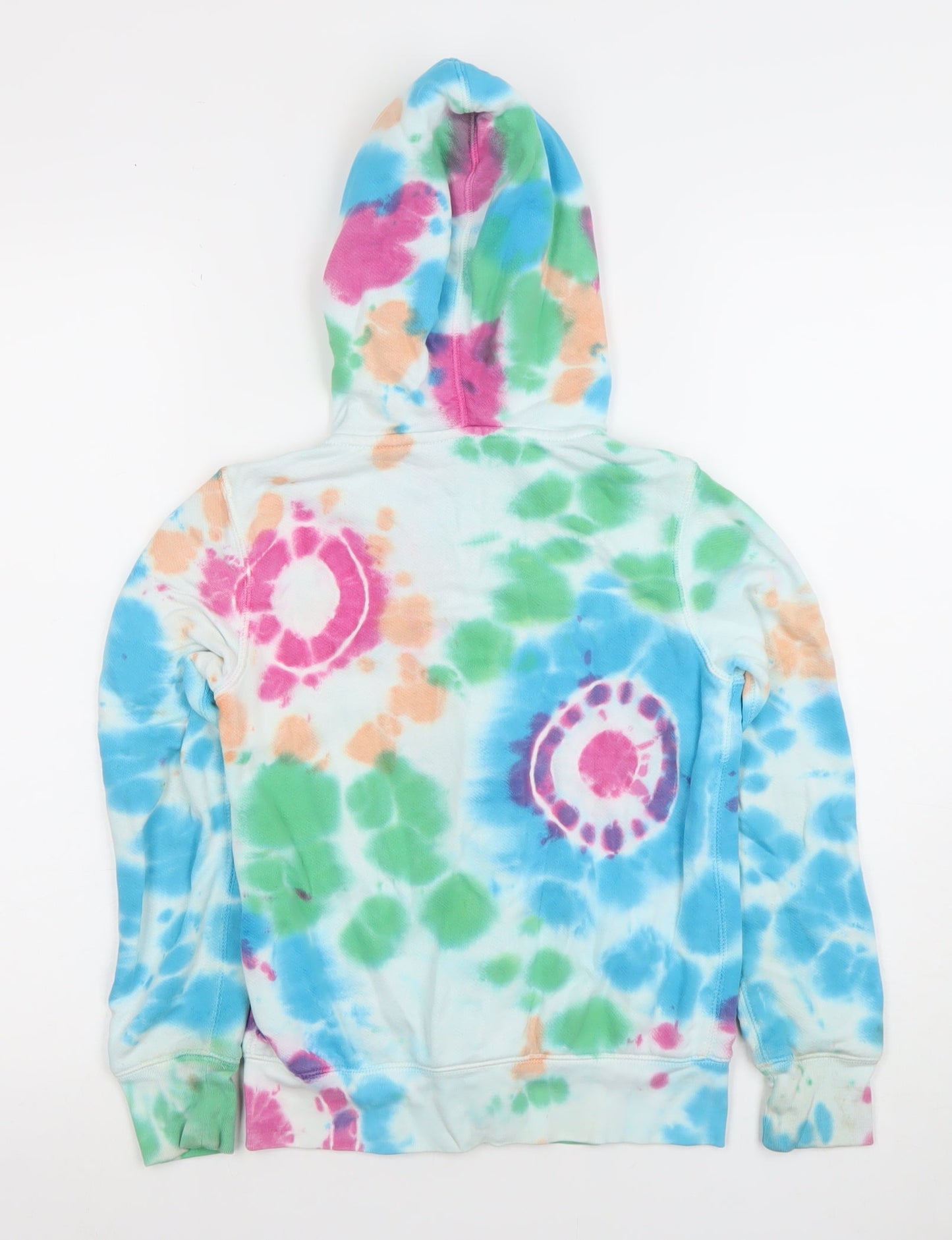 Ralph Lauren Boys Multicoloured Tie-Dye Full Zip Hoodie Size M (8-10)