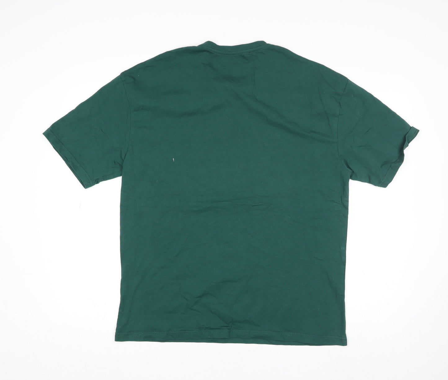 Jameson Carter Men's Green Logo T-Shirt Size L Casual Crew Neck