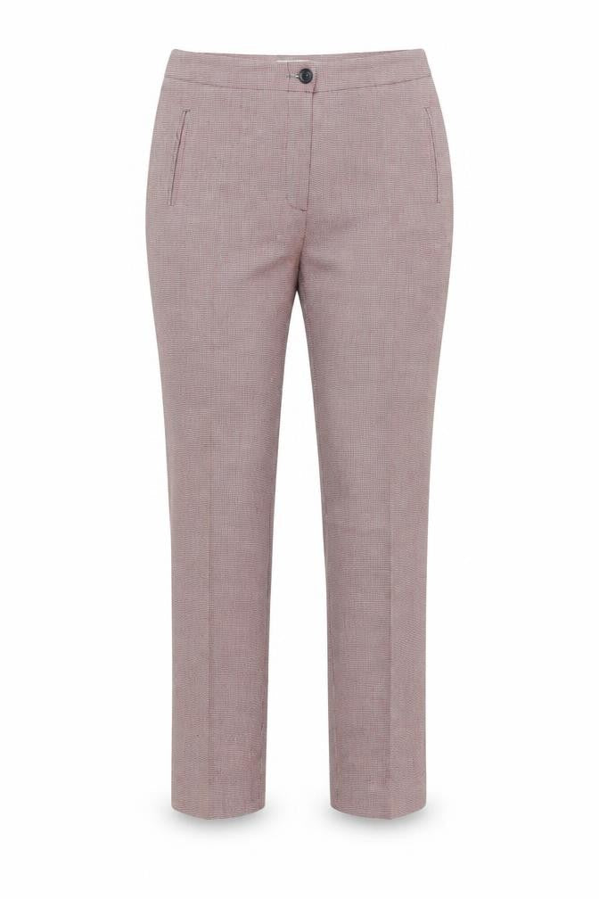 Carolyn Donnelly The Edit Womens Multicoloured Check Cropped Slim Trousers UK 12