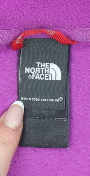 The North Face Women's Purple Fleece Pullover Sweatshirt Size M