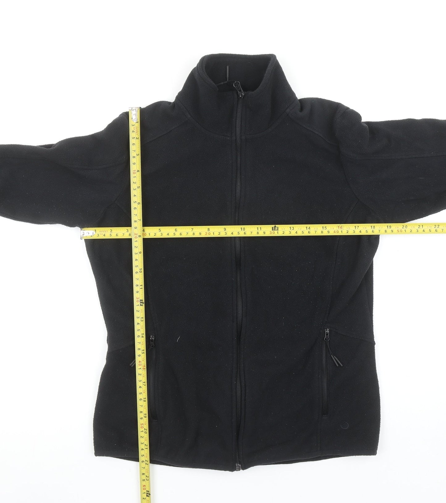 Marks and Spencer Women’s Black Fleece Zip Jacket Size 10