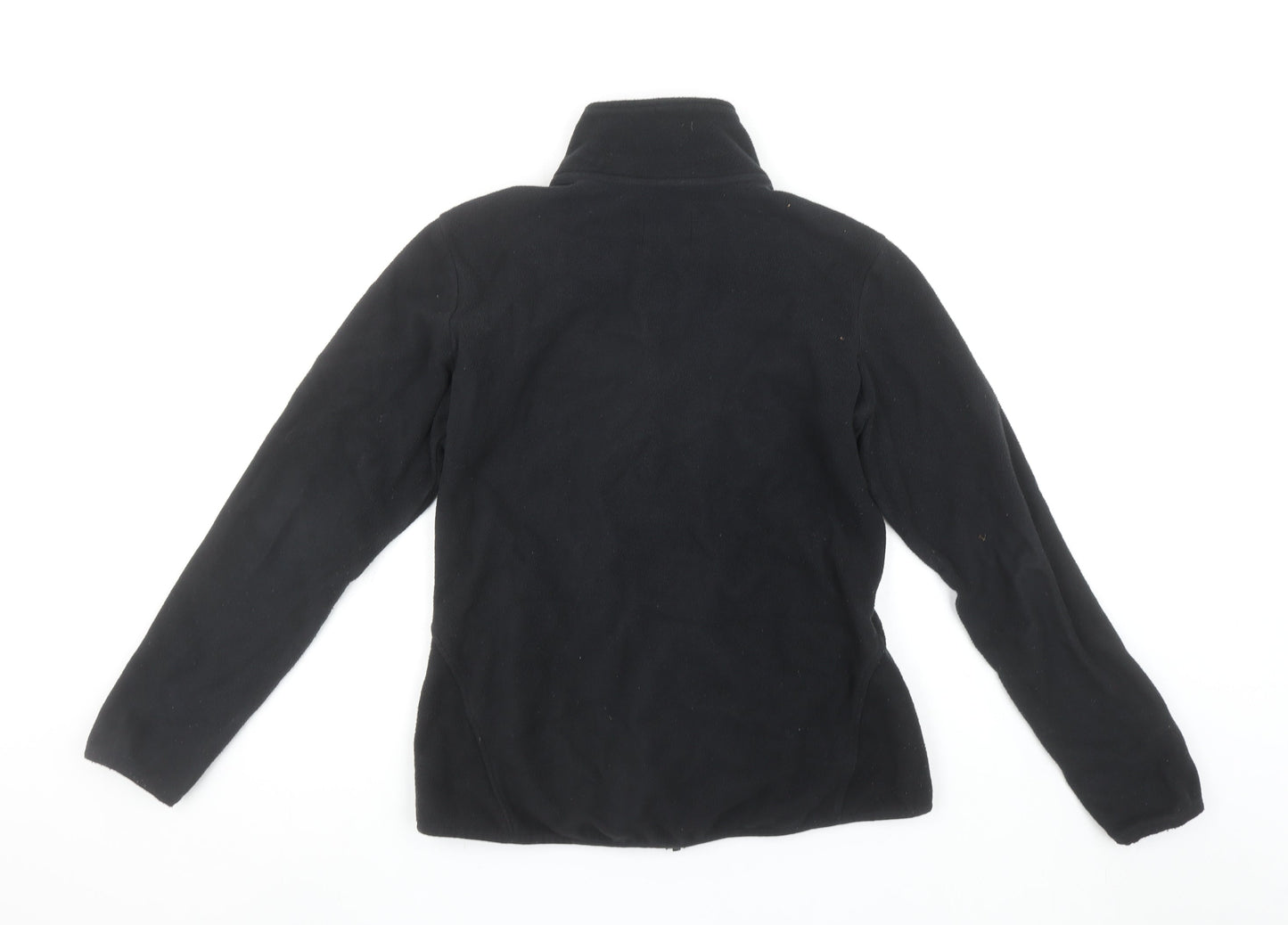 Marks and Spencer Women’s Black Fleece Zip Jacket Size 10
