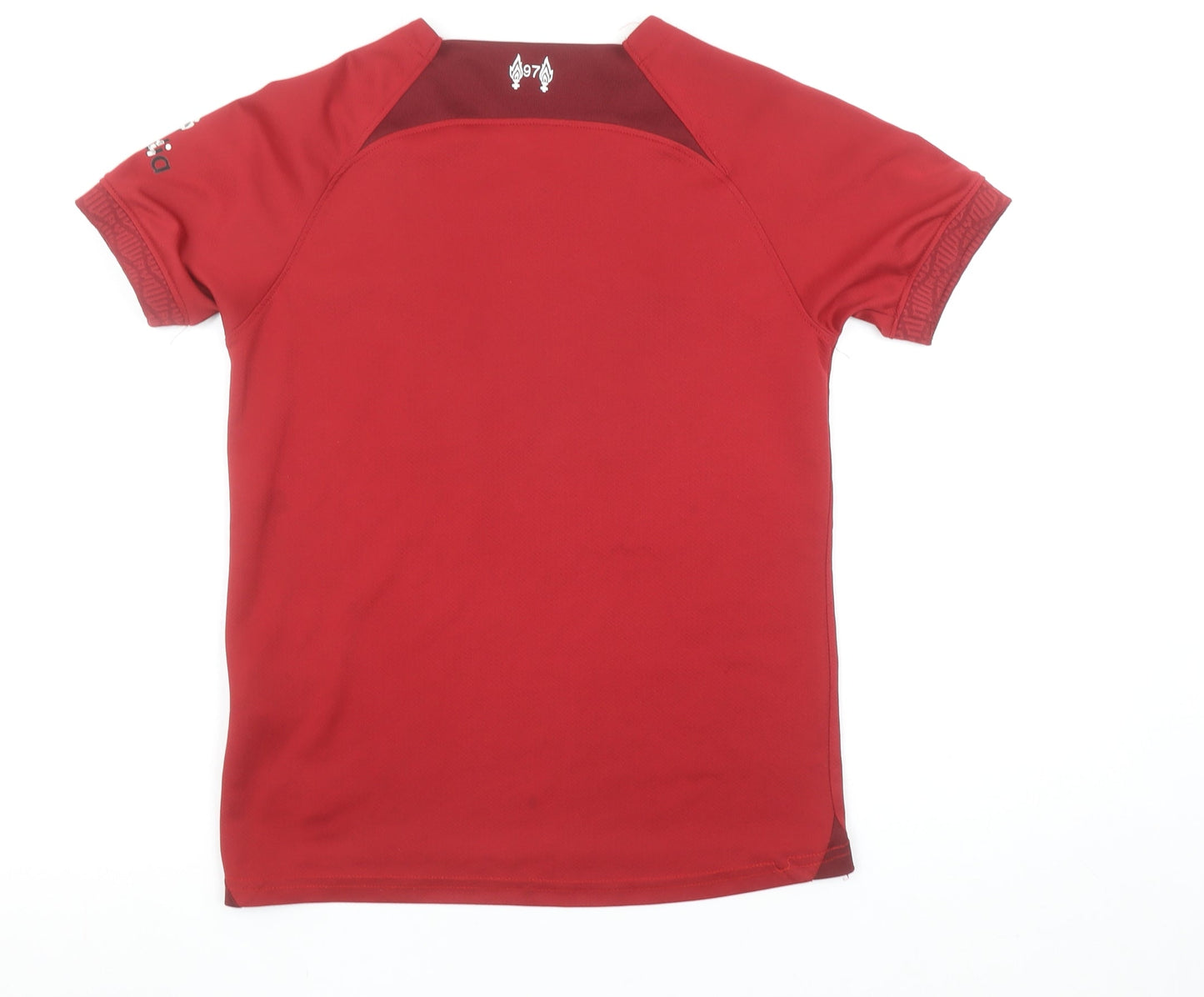 Nike Boys Red Liverpool FC 7-8 Years Football Jersey T-Shirt