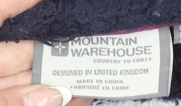 Womens UK 12 Regular Mountain Warehouse Blue Pullover Sweatshirt