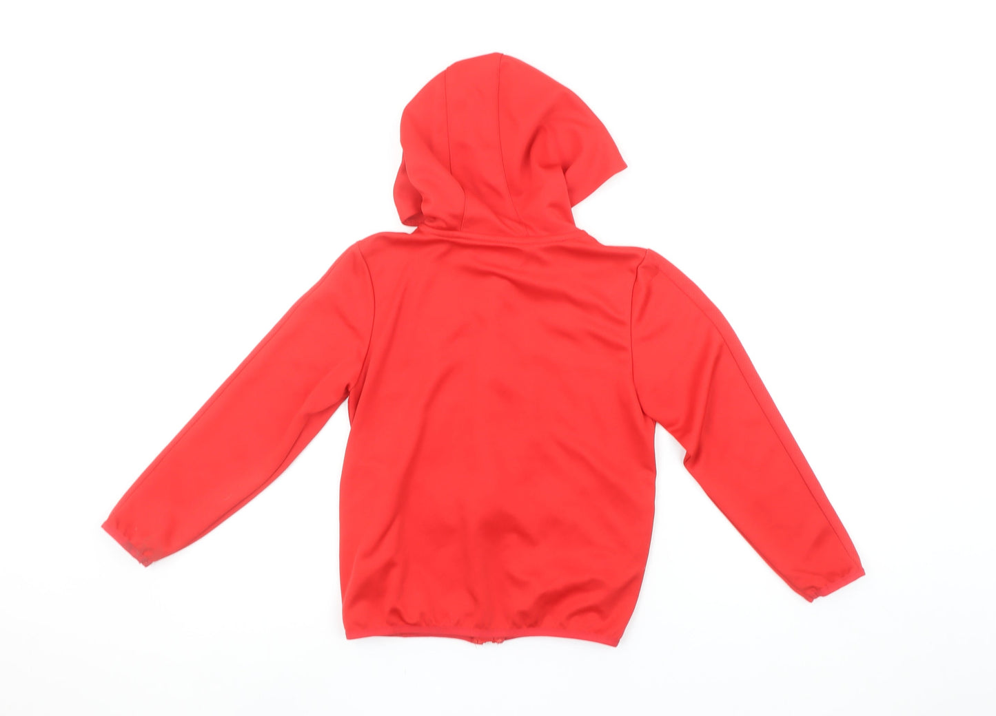 Kappa Boys Red Full Zip Hoodie 8 Years SCFC Sports Hooded Top