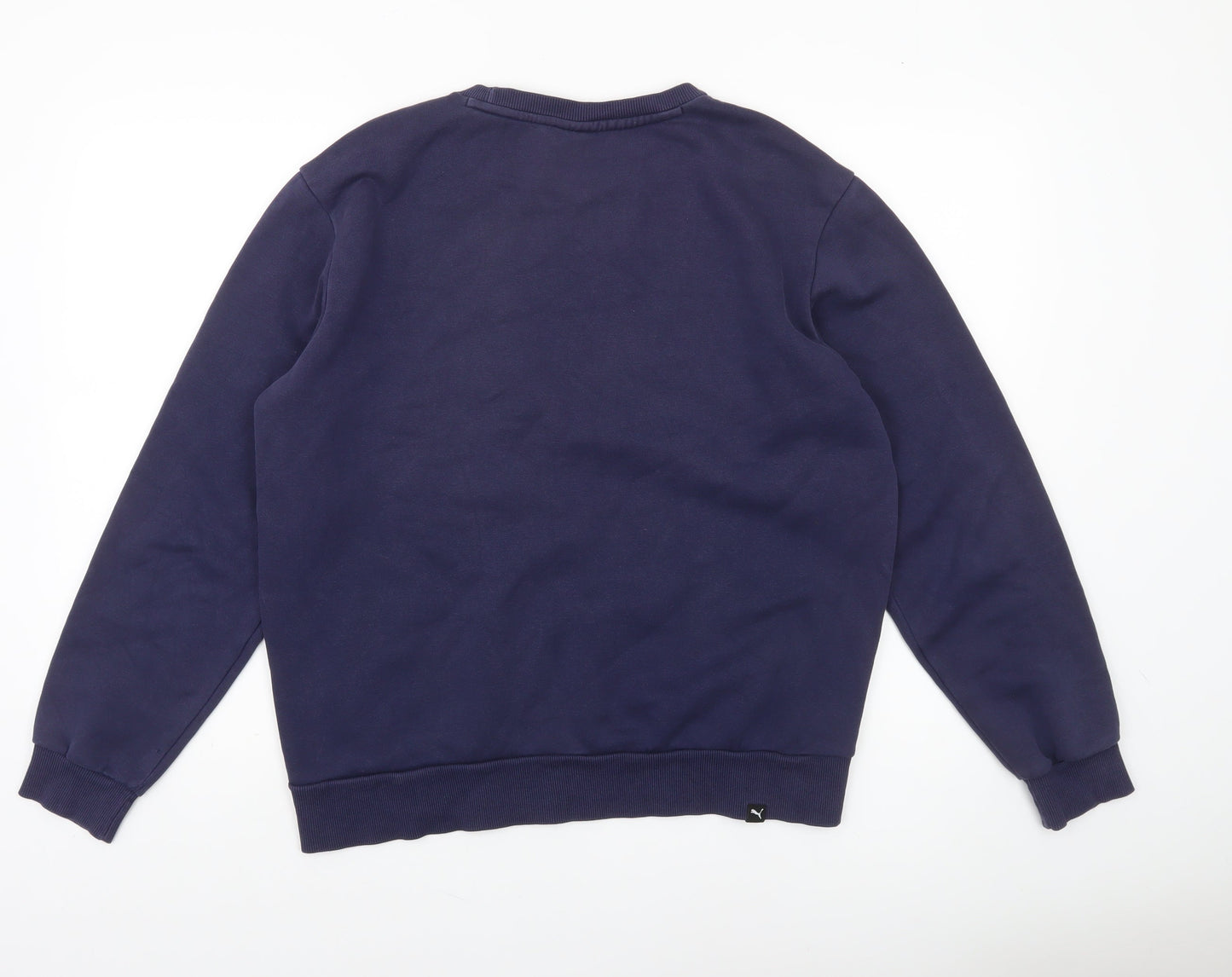Mens UK M Regular PUMA Blue Pullover Sweatshirt