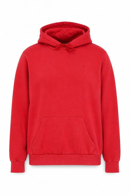 Womens UK XL Regular Nike Red Pullover Hoodie