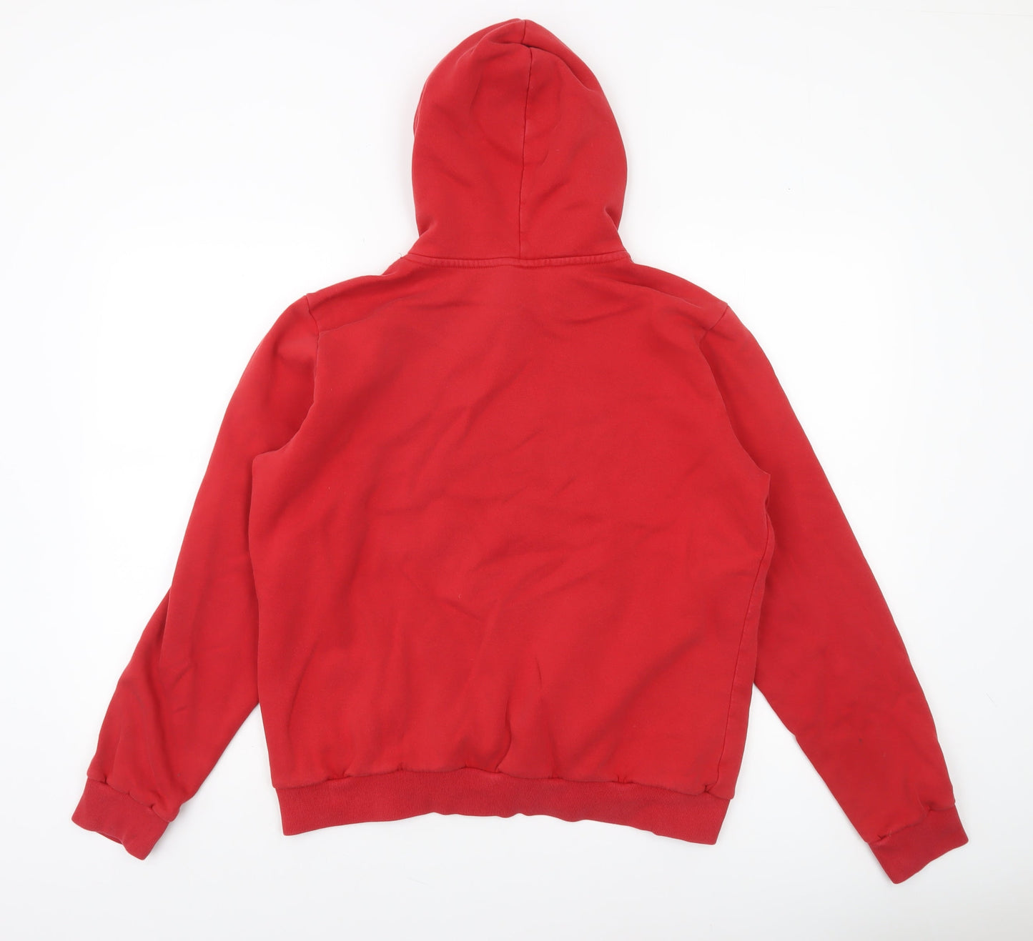 Nike Women's Red Pullover Hoodie XL Cotton Blend Casual Sweatshirt