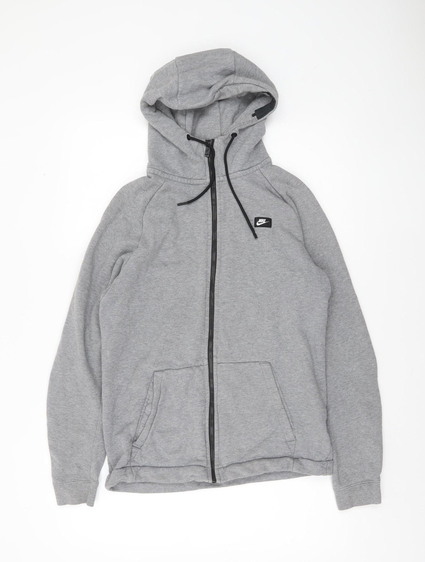 Nike Men's Grey Full Zip Hoodie Size S Regular Fit