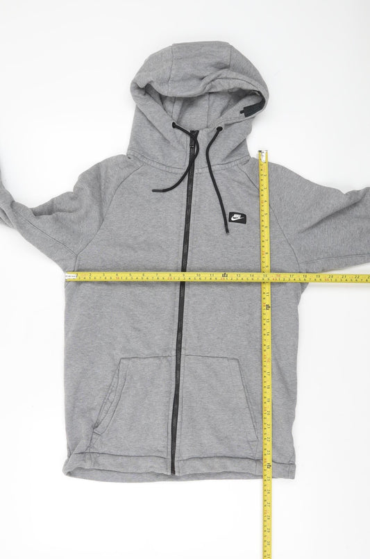 Nike Men's Grey Full Zip Hoodie Size S Regular Fit