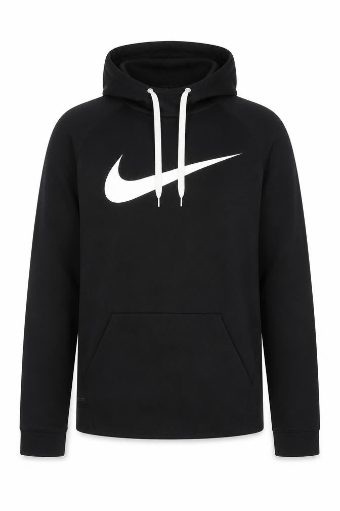 Mens UK S Regular Nike Black Pullover Hoodie