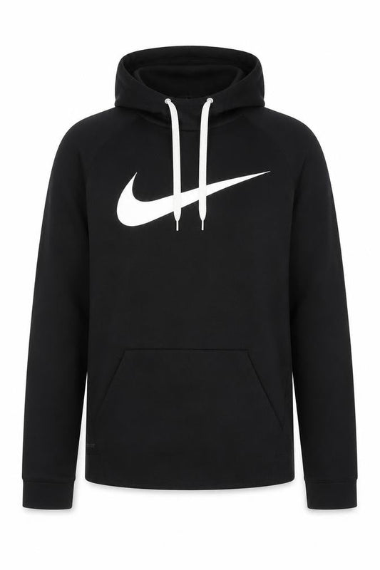 Mens UK S Regular Nike Black Pullover Hoodie