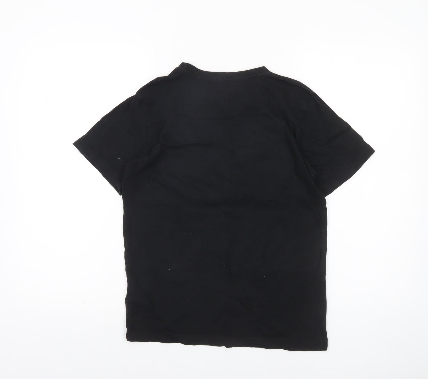 Nike Jordan Boys Black 12-13 Years Flight Graphic Cotton T-Shirt