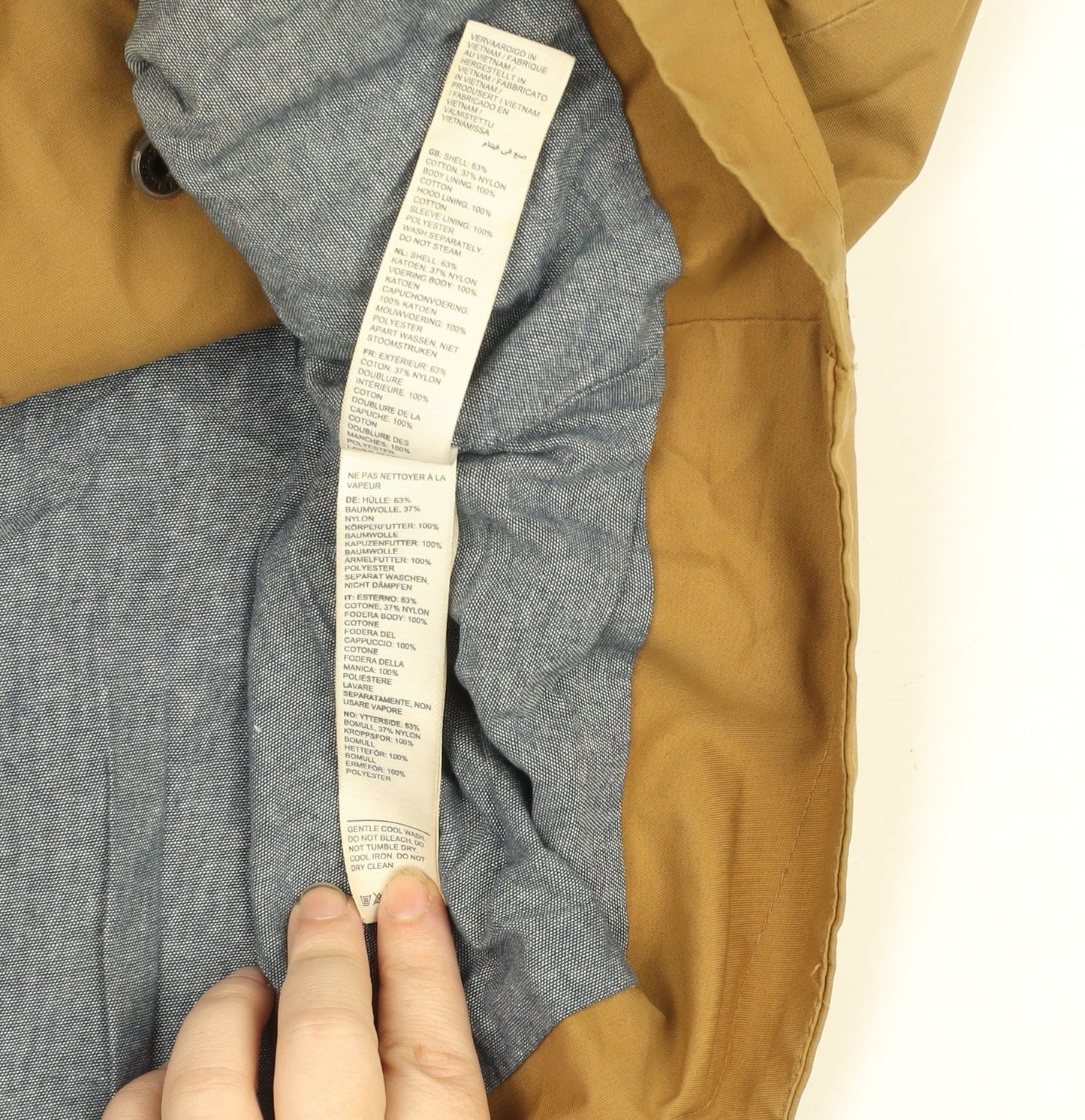 Womens UK Size 8 Regular FatFace Brown Cotton Blend Jacket