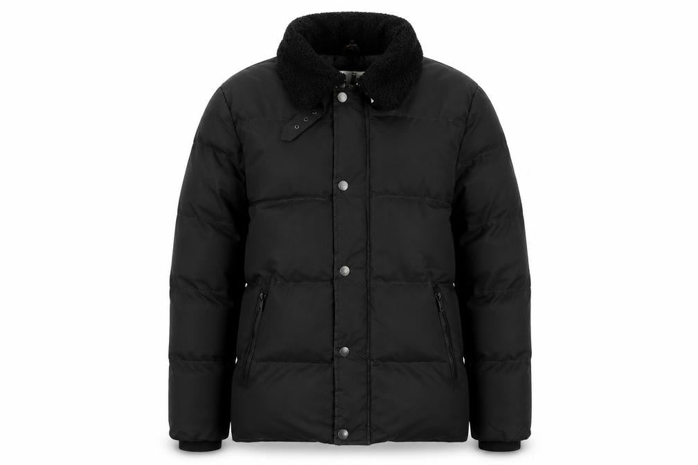 NINES Collection Women's Black Puffer Jacket Size M Winter Lined Coat