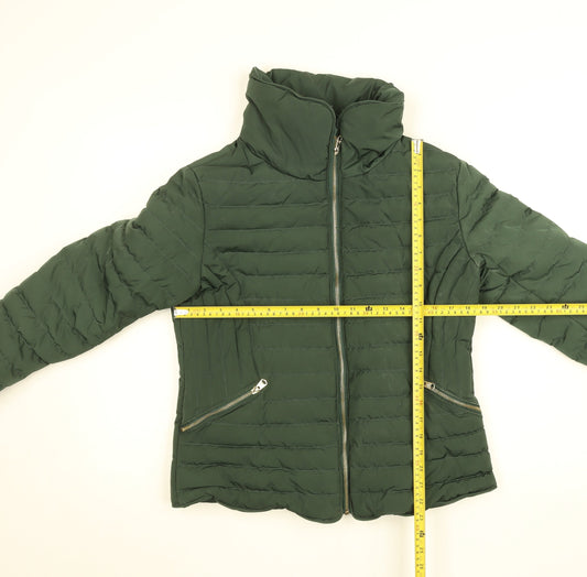 Womens UK Size 12 Regular Tokyo Laundry Green Polyester Jacket