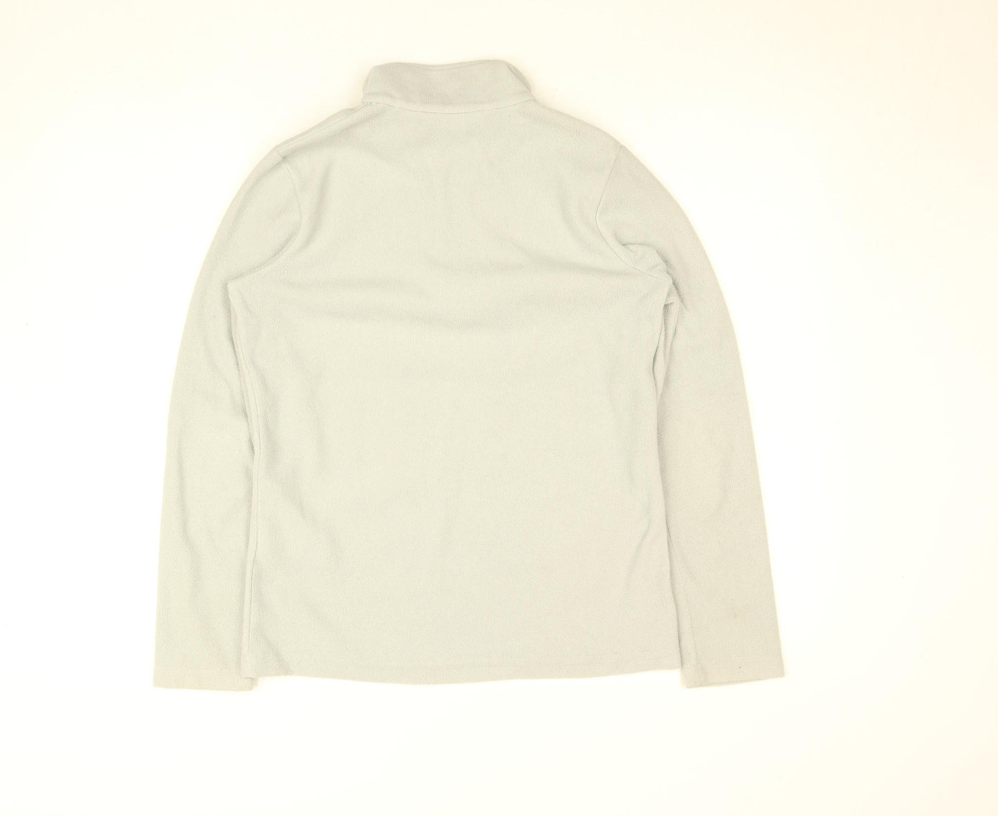 Regatta Women’s Grey Fleece 1/4 Zip Pullover Top Size 8
