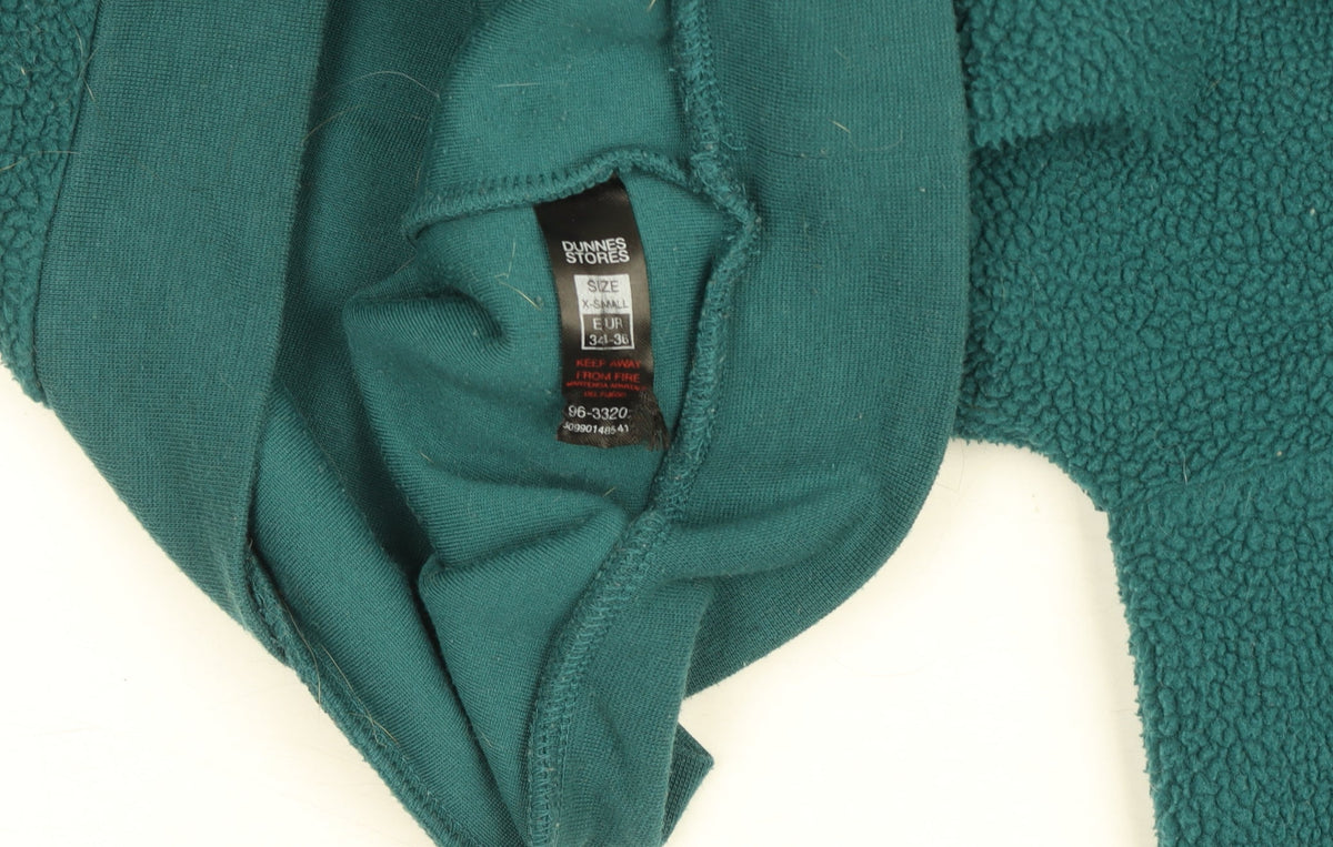 Additional view of Dunnes Women Green XS 1/2 Zip Fleece Pullover Sweatshirt