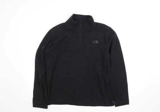 The North Face Men’s Black Fleece 1/4 Zip Sweatshirt Size M