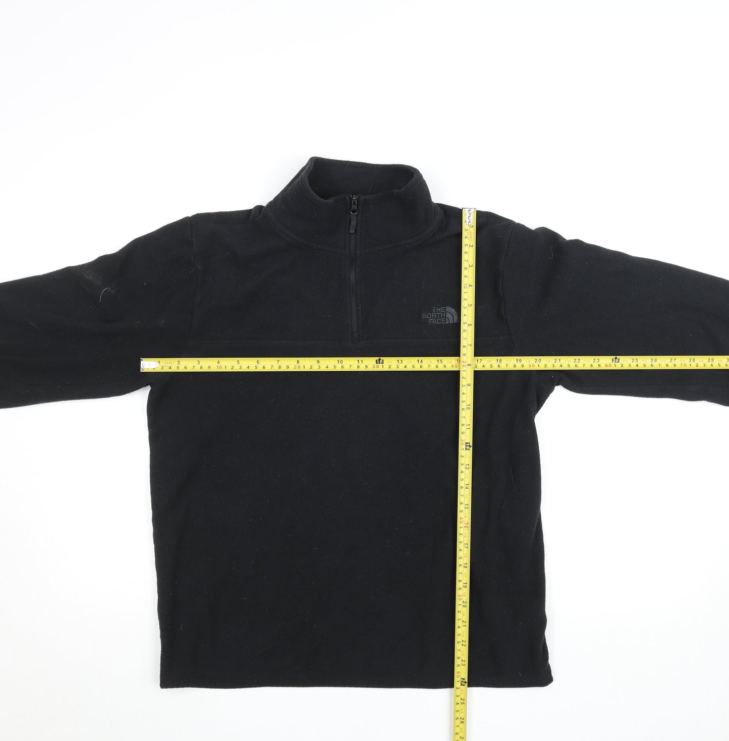 The North Face Men’s Black Fleece 1/4 Zip Sweatshirt Size M