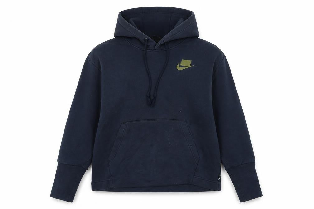 Womens UK S Regular Nike Black Pullover Hoodie