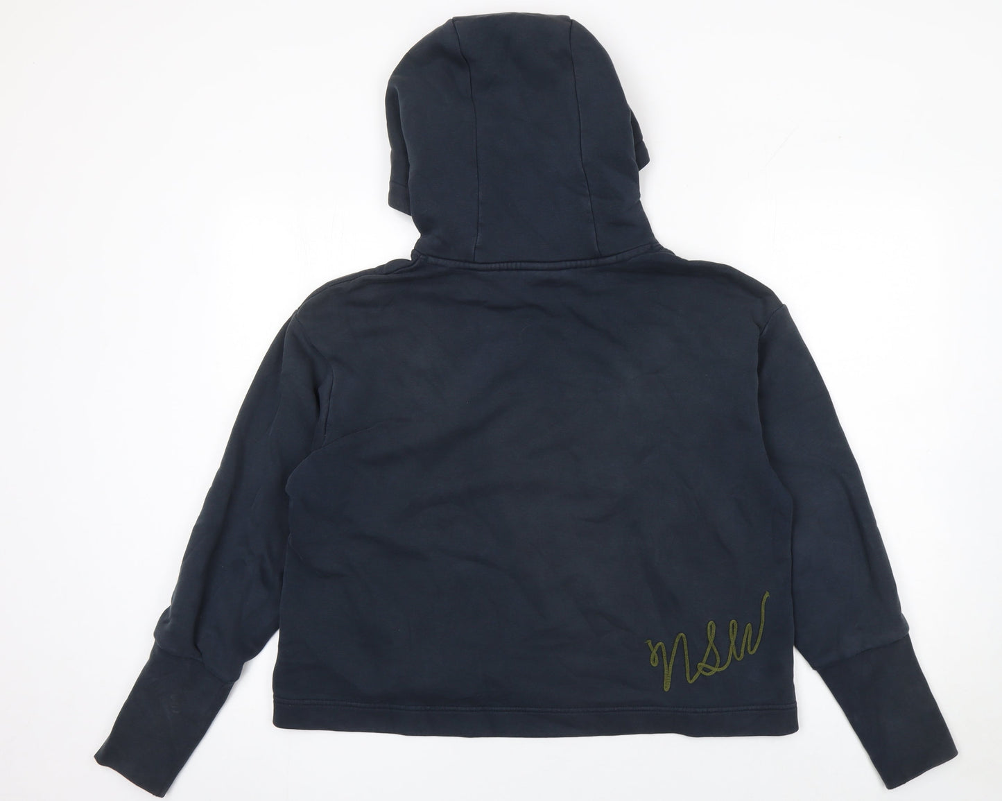 Nike Women’s Black S Pullover Hoodie Cotton Blend NSW Logo Casual