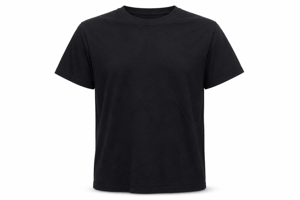 Fruit of the Loom Men's Black C. Ronaldo Graphic T-Shirt Size L