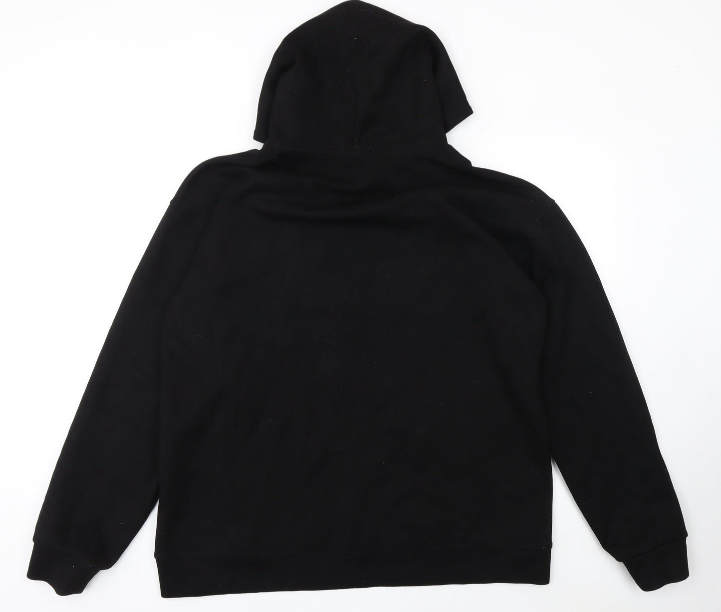 Six Collection Men's Black XL Pullover Hoodie with Graphic Print