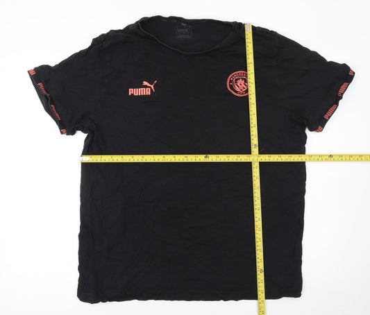 Mens UK Size XL PUMA Black  Cotton Blend T-Shirt