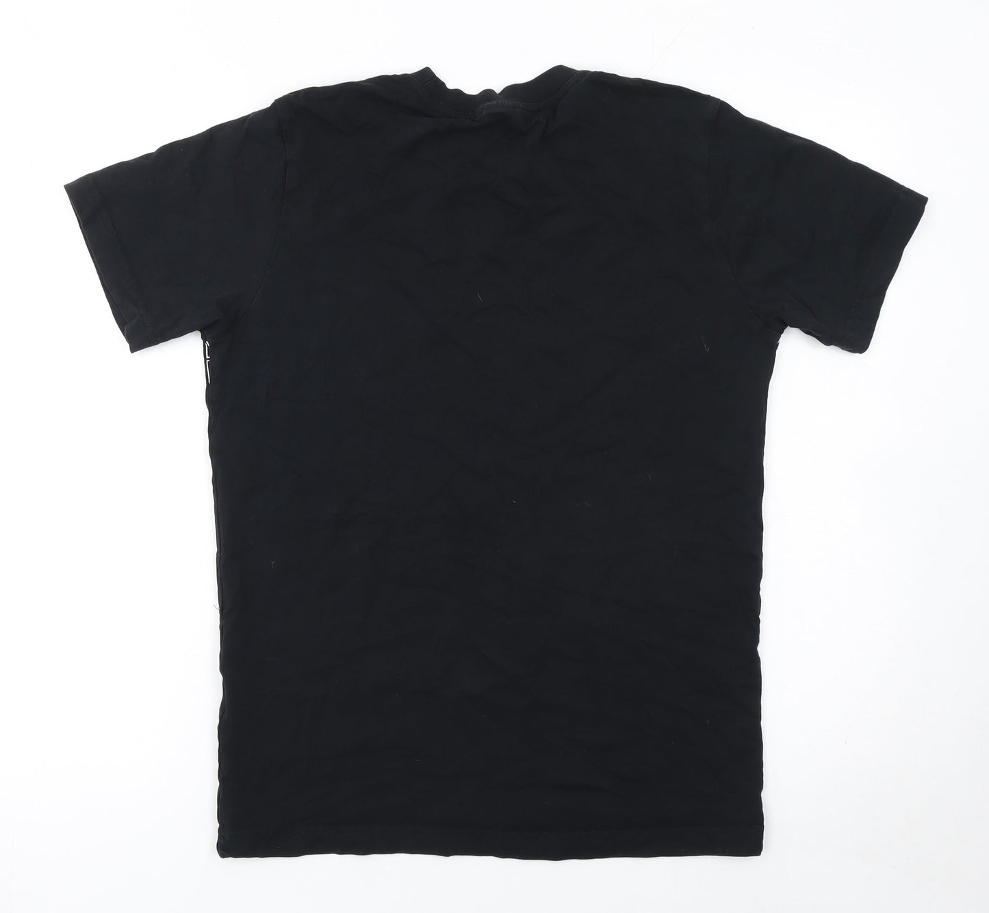 BOSS Men's Black Graphic Logo Cotton Crew Neck T-Shirt Size S